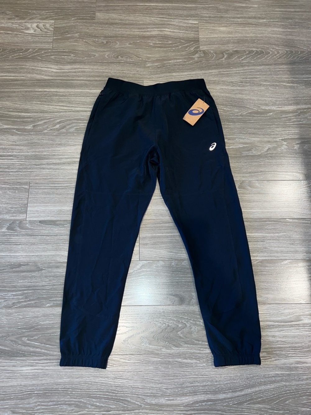ASICS Men's Black Jogger with Reflective Logo